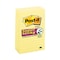 Post-It Pads in Canary Yellow, Note Ruled, 4" x 6", 90 Sheets/Pad, PK5 6605SSCY - alternate 1